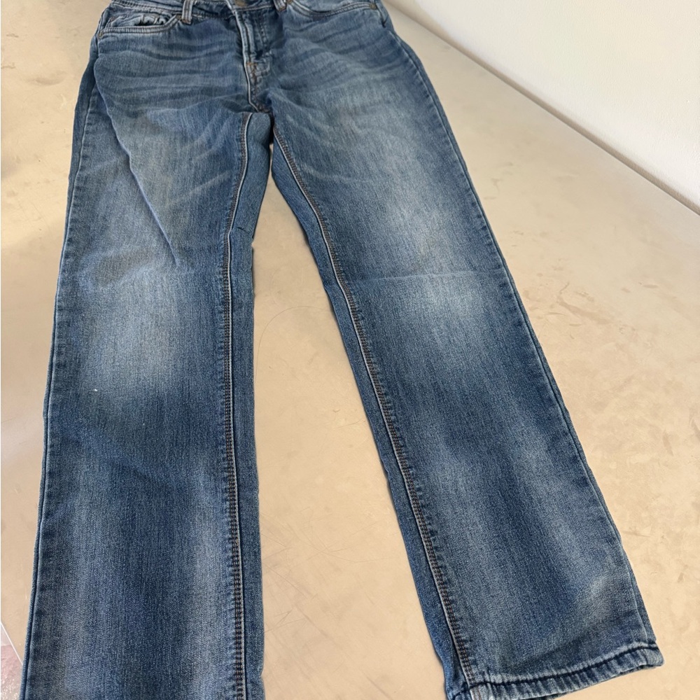 7 For All Mankind Blue Denim Jeans Classic Style